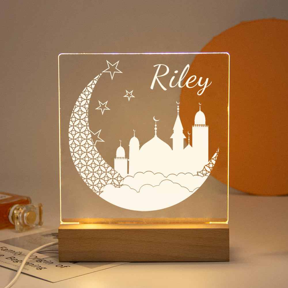 Personalized Nightlight USB LED Customized Name 3D Lamp