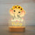 Personalized USB NightLight Custom Name Acrylic Lamp Animal Design