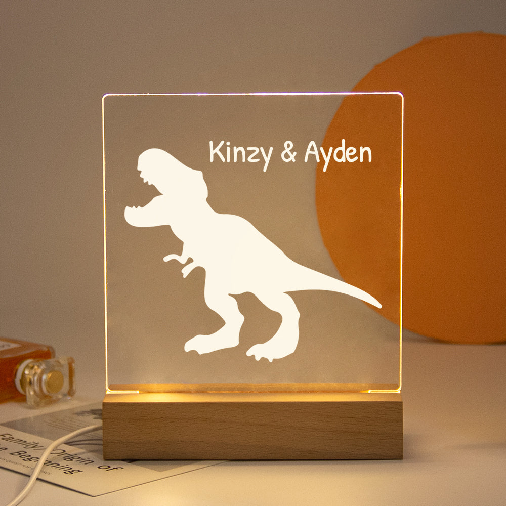 Personalized Nightlight USB LED Customized Name 3D Lamp