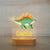 Personalized USB NightLight Custom Name Acrylic Lamp Animal Design