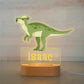 Personalized USB NightLight Custom Name Acrylic Lamp Animal Design