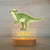 Personalized USB NightLight Custom Name Acrylic Lamp Animal Design