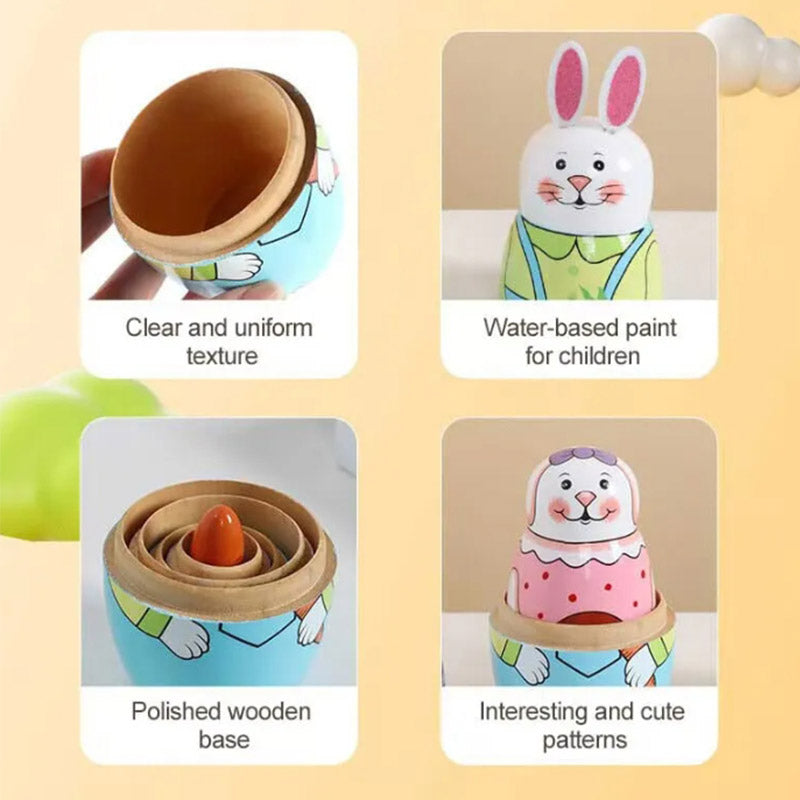 Rabbit Nesting Doll Set