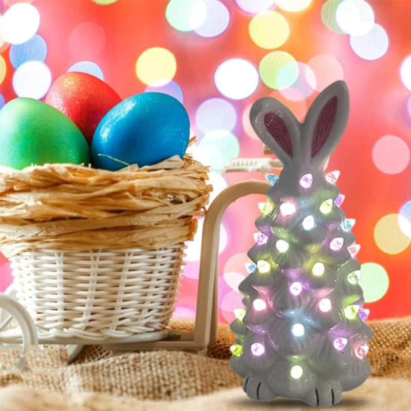 Easter Bunny Night Light 2025 Spring Easter Rabbit Tree Night Light