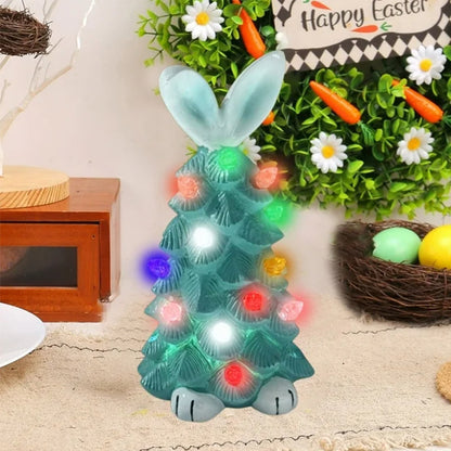 Easter Bunny Night Light 2025 Spring Easter Rabbit Tree Night Light