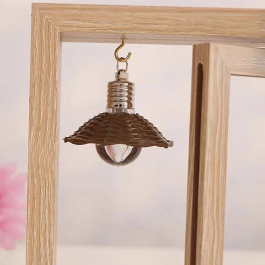 Personalized Wooden Photo Frame With Lamp Bulb